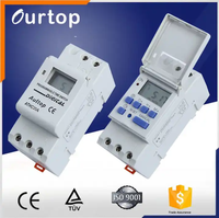 Vente d'usine écran LCD 220v 20a interrupteur horaire numérique 24 heures semaine minuterie électronique programmable