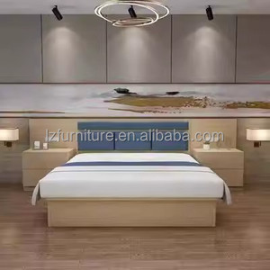 Muebles de Dormitorio Modernos de 5 Estrellas, OEM ODM, Mesa de Noche de Madera MDF, Mesa Auxiliar para Cama King Size, Juego de Muebles para Hotel - Product Image 5