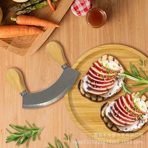 Ensemble de couteaux à pain en bambou avec manche en bois pour la découpe de gâteaux et l'utilisation en charcuterie - Product Image 3