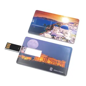 Free Sample Business Card USB Flash Drive 512MB 1GB 2GB Custom Logo Card Pendrive 4GB 8GB Wholesale Credit Card USB Stick 16GB