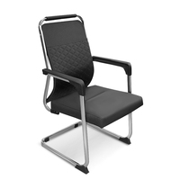 Chaise de conférence de bureau en cuir moderne bon marché Fabricant professionnel de mobilier de bureau Chaise de réunion de bureau