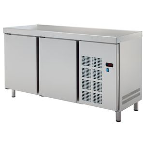 Table froide centrale 1500x600x850mm à double température pour la cuisine de restaurant et d'hôtel 220 W 230/1V Air Cooling-EURAST 7C257950 - Product Image 1