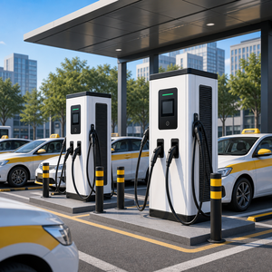 เครื่องชาร์จรถยนต์ไฟฟ้าอัจฉริยะ 30kW-60kW สถานีชาร์จเคลื่อนที่พลังงานใหม่ IEC 62196 CCS2 เป็นมิตรกับสิ่งแวดล้อม Din 70121 เครื่องชาร์จรถยนต์ไฟฟ้า - Product Image 3
