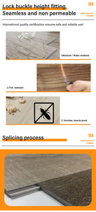 Suelo SPC de Fácil Instalación con Sistema de Bloqueo, Ideal para Hoteles y Apartamentos, Suelo Vinílico con Aspecto de Madera, Grosor de 4mm, 5mm, 6mm y 8mm - Product Image 5