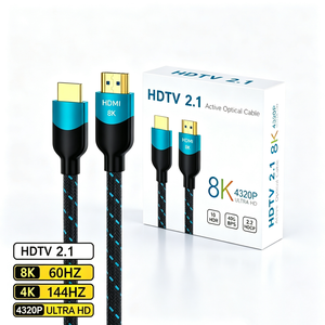 Câble Audio-Vidéo Numérique HDTV ANNXIN en Gros, Ultime, Tressé, Plaqué Or, 48 Gbit/s, 8K UHD, pour Moniteur 4K 120Hz, Projecteur et Gaming - Product Image 1