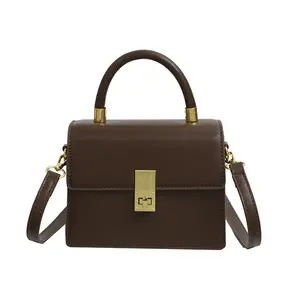 2023 Fashion Solid PU Leather Designer Ladies Bag Cross Shoulder Small Jelly Handbag New Handbags Bags Women