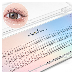 OEM韓国PBT 0.07マットブラックV字型合成ヘアDIYボトムラッシュJカールローワーアンダーつけまつげエクステンション - Product Image 6