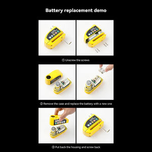 Antivol de sécurité en alliage d'aluminium avec alarme pour frein à disque de vélo, moto, vélo électrique et trottinette - Product Image 4