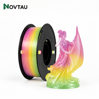 Filament d'imprimante 3D translucide Novtau PETG et filament plastique pour modèles tridimensionnels 1,75 mm 1 kg