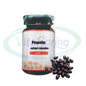 Capsules de propolis naturelle Ausreson, compléments alimentaires pour le soutien immunitaire, 500 mg, 1000 mg, propolis d'abeille en gélules - Product Image 1
