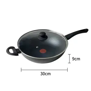 OEM Factory Cooker Soup Pot Baquelita Mango Red Dot Pot Antiadherente Juegos de utensilios de cocina de aluminio