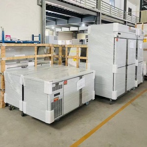 <span class=keywords><strong>Frigorifero</strong></span> Commerciale a <span class=keywords><strong>Doppia</strong></span> <span class=keywords><strong>Porta</strong></span> in Acciaio Inox con Piano di Lavoro, Refrigeratore Professionale OEM Direttamente dalla Fabbrica - Product Image 4