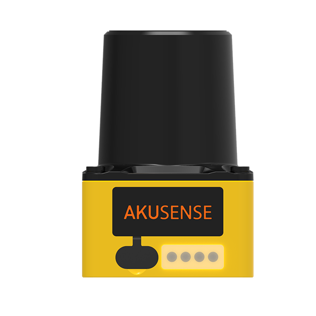 Akusense AS-33C 270° Scan High Precision IP65 Rated TOF Infrared Laser LiDAR Sensor for AGV