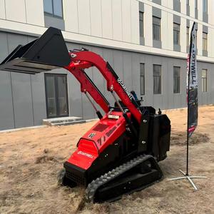 Cartiwell SCW-1200 gratis pengiriman selip <span class=keywords><strong>Mini</strong></span> Steer <span class=keywords><strong>Loader</strong></span> multifungsi mesin pemuat <span class=keywords><strong>Mini</strong></span> Fully Ulis dengan lampiran - Product Image 1