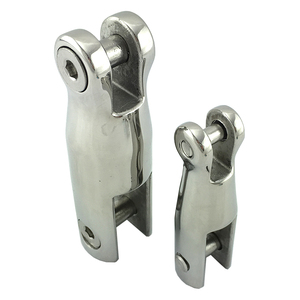Double-<span class=keywords><strong>Joint</strong></span> liên kết chuỗi xoay Neo nối thép không gỉ Marine phần cứng đánh bóng 12mm stanchion thép đúc dịch vụ - Product Image 3