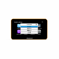 Aoocci C3 Pro 5 İnç Güneş Işığında Okunabilir Motosiklet Kablosuz CarPlay Ekranı 854x480 IPS Su Geçirmez Harley Android Auto Ekranı