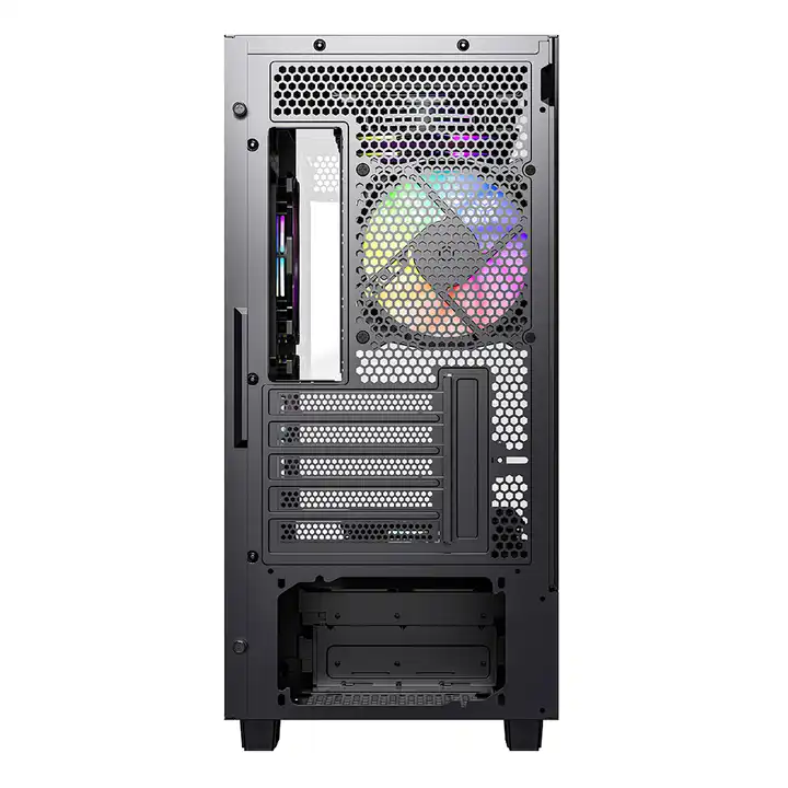 XYZCASE フルタワー デスクトップPCケース LCDサイドガラス ブラック 