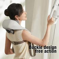 2024 sans fil 3D Mini Trapezius Rechargeable Mini Vibration électrique pétrissage cou pétrissage masseur produits avec chaleur