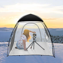 قماش أكسفورد من كلوريد البولي فينيل طبقة مزدوجة للتخييم الصيفي عرض مقاوم للرياح والمطر ودافئ من المطر - Product Image 2