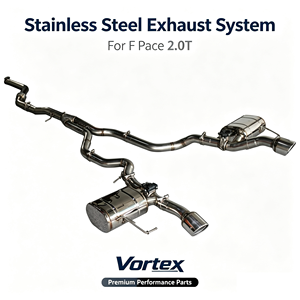 ระบบท่อไอเสียสแตนเลสแบบเต็มระบบ Vortex Racing สำหรับ Jaguar F-Pace 2.0T ชุดอัพเกรดเสียง - Product Image 1