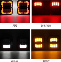 Feux arrière LED sans fil magnétiques pour remorque, conformes aux normes américaines, feux de freinage et de signalisation pour camions transfrontaliers
