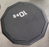 Ensemble d'haltères/haltères Poids libres Force Trainiung Acier Caoutchouc Enduit Tête Ronde Commercia Home Gym Fitness Equipment
