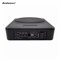 Subwoofer de voiture actif sous siège 8 pouces noir en peluche, double bobine vocale, 12V CC, 800W de puissance maximale - Offre Spéciale