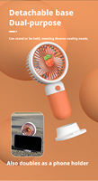 Simpatico Mini Ventilatore Portatile USB Ricaricabile, Ventilatore Tascabile Silenzioso per Viaggi all'Aperto, Regalo Estivo