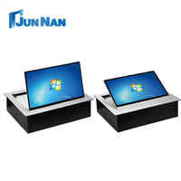 Mécanisme de levage motorisé pour écran LCD dissimulé à table, système de conférence électronique sans papier, dispositif de bascule d'écran LCD