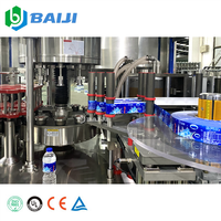 Machine à étiqueter automatique ronde en plastique pour bouteilles PET opp colle thermofusible eau boisson