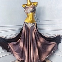 Costume de danse orientale 2026, nouveau costume de performance, costume d'entraînement de danse orientale, ensemble de robe longue pour femmes