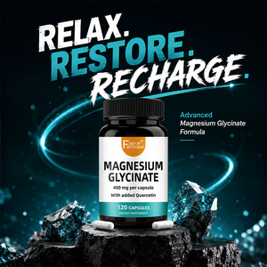 Cápsulas de Glicinato de Magnesio Personalizadas de 400 mg, Favorecen un Sueño de Calidad para Adultos, Suplemento de Glicinato de Magnesio para el Cuidado de la Salud - Product Image 5