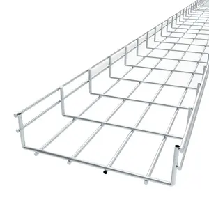 Stainless steel SUS SS316 wire mesh basket cable tray(ISO9001 listed Factory)