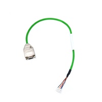 Cable de versión de código de 6 núcleos OEM personalizado de fábrica, conector D-Sub de 15 pines a 12 Pines, arnés de cables JST
