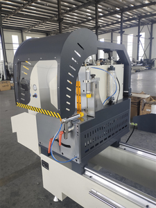 Machine de découpe à double tête 450 mm pour fenêtres et portes en aluminium, <span class=keywords><strong>PVC</strong></span> et UPVC, avec protections, prix usine - Product Image 6