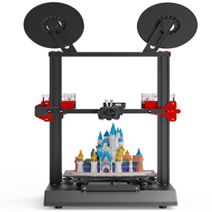 Machine d'impression 3D FDM automatique brevetée à double couleur, double bobine de filament ABS, production de prototypes industriels, garantie 1 an - Product Image 1