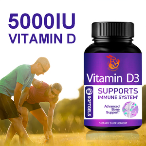 Cápsulas Blandas de Vitamina D3 OEM ODM con Aceite de Soya, Gelatina y Glicerina, Apoya el Sistema Inmunológico, Soporte Óseo Avanzado - Product Image 6