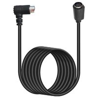 Benutzer definierte Länge 90 Grad 8-poliges Mini-DIN-Adapter kabel von Stecker zu Buchse für S-Video-TV-Audio box 0,5 m