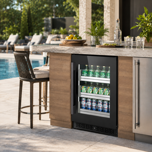 Refrigerador para Bebidas NE-352-12 de 130L, Enfriador de Una Zona para Debajo del Mostrador, Refrigerador Integrado para Bebidas - Product Image 1