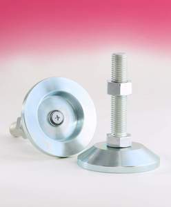 Perno de Nivelación de Hierro Serie HARMONIE HW (Heavy Wide2) con Rosca Métrica y Acabado de Cromato Trivalente Modelo P7 - Product Image 1