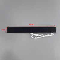 Panel Solar con Diseño Art Deco Ignífugo DC1288H con Conector Tipo-C, Control Digital Electrónico para Ventanas Octogonales de Sala de Estar