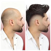 Prótesis Capilar Negra Natural Lisa, Mono PU Lace, Cabello Humano 100%, Sistema de Reemplazo de Línea Capilar Duradero, Prótesis, Tupé para Hombre
