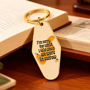 พวงกุญแจโลหะเคลือบแข็งแบบนิ่มลายคลับเฮาส์น่ารัก ดีไซน์สั่งทำได้ ขายดี สำหรับตกแต่งกระเป๋า - Product Image 4