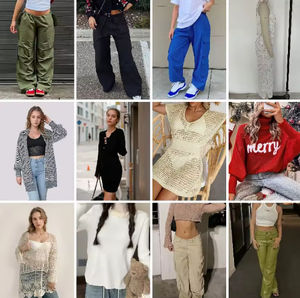 สินค้าใหม่ยกกระสอบ ขายส่งจำนวนมาก เสื้อผ้าสต็อกเกิน คุณภาพพรีเมียม เสื้อผ้าส่วนเกิน คละแบบสำหรับผู้หญิง - Product Image 2