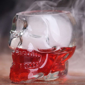 Vaso <span class=keywords><strong>de</strong></span> Cristal Transparente en <span class=keywords><strong>Forma</strong></span> <span class=keywords><strong>de</strong></span> <span class=keywords><strong>Calavera</strong></span>, Mini, <span class=keywords><strong>de</strong></span> Alta Calidad, Hecho a Mano, <span class=keywords><strong>de</strong></span> Pared Simple, con Diseño Creativo y Múltiples Capacidades para <span class=keywords><strong>Vodka</strong></span> - Product Image 6