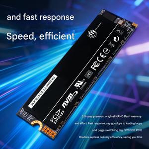 Wuchu SV3000 1TB NVMe อินเตอร์เฟซ M.2 PCIE3.0 SSD โซลิดสเตทไดรฟ์ - Product Image 3