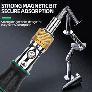 1-in-1 Chrome Multi-function <b>Screwdriver</b> <b>Set</b> Industrial/diy with Customizable Oem Plastic Handle Low Price - Product Image 4