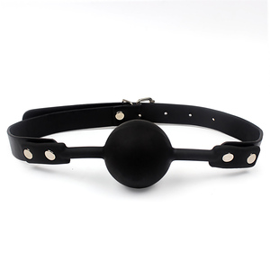 Harnais d'esclave adulte en silicone, boule pour la bouche, bâillon BDSM, bondage, fétiche, dispositif de retenue buccale, jouet sexuel pour femme, accessoires exotiques - Product Image 2