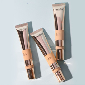 Crema per il trucco isolante trasparente leggera primer crema per il trucco idratante correttore BB cream <span class=keywords><strong>MISS</strong></span> ROSE liquid Foundation - Product Image 4