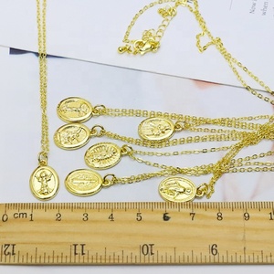 สร้อยคอจี้พระแม่มารีชุบทอง 18K จาก Colarmix Party Jewellery Gift สำหรับทุกเพศ/ผู้หญิง เหมาะสำหรับวันครบรอบ - สินค้าอินเทรนด์ - Product Image 6